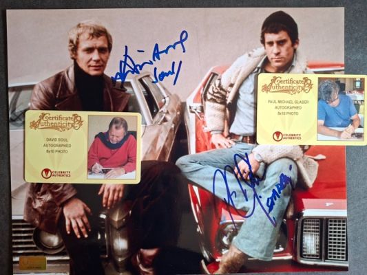 Starsky & Hutch photo signed by David Soul and Paul Michael Glaser | Catawiki