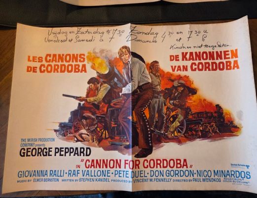 Filmposter - The Five Man Army - 5 Hommes Armés / Het Kommando der 5 | Catawiki