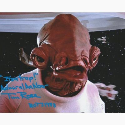 Star Wars Episode VI: Return of the Jedi - Signed by Tim Rose (Admiral Ackbar) | Catawiki