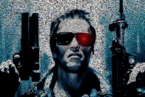 Crypto Terminator II - Format XL 50x75 - Arnold Schwarzenegger | Catawiki
