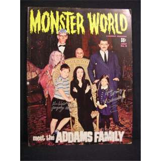 Lot 849 - Autographed Addams Family Magazine