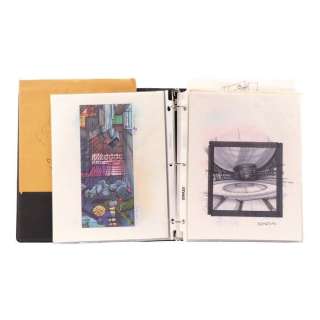 AVATAR (2009) - Lot 567 - Production Binder with Hand-Drawn Artwork, Production Paperwork, and Designs