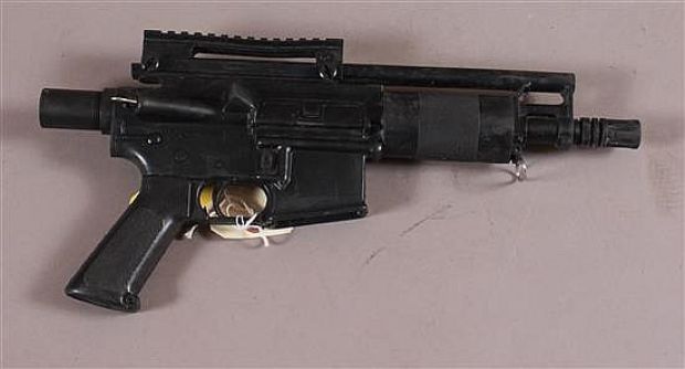 PROP TWO-FACE GOON GUN FROM "BATMAN FOREVER" W/ C.O.A | Apple Tree Auction Center