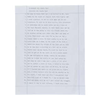 CHICAGO (2002) - Lot #1190 : Roxie Hart‘s (Renee Zellweger) Testimony