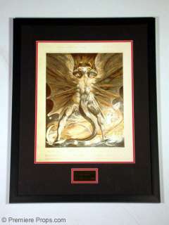 Lot 29 - "RED DRAGON" Framed Edible Red Dragon Print Prop