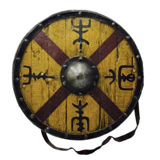 Vikings (2013-2020) King Harald Finehair Peter Franzen Screen Used Shield Ss 4-6 | VIP Fan Auctions