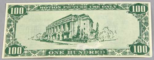 James Bond Casino Royale (2006) A Prop 100 Dollar Bill used on the production. | Ewbank’s