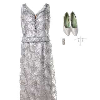 Respect Aretha Franklin Jennifer Hudson Screen Worn Dress Jewelry & Shoes Ch 10 Sc 51-52 | VIP Fan Auctions