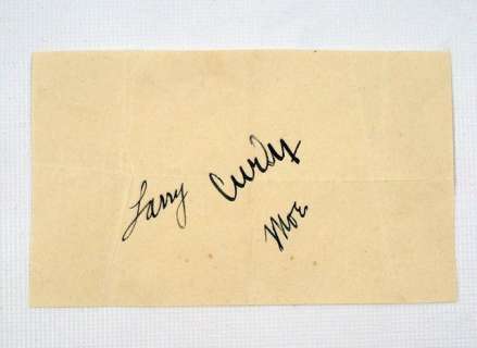 Autograph Of Larry Fine, Moe Howard and Curly Howard | Premiere Props