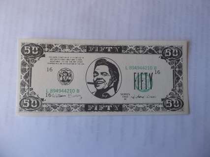 "Back to the Future II" Prop ’Biff’ Currency Bill | Piece of the Past