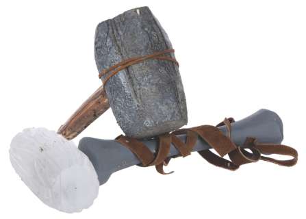 A Piano Mallet and Hammer Prop from "The Flintstones." | Van Eaton Galleries