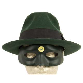 GREEN HORNET Replica Mask & Original Hat Made for George Clooney by Baron Hats | Blacksparrow
