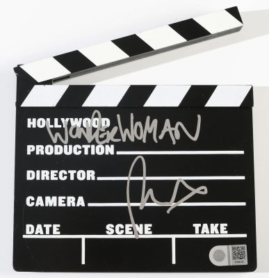 Patty Jenkins Director of Wonder Woman (SWAU) Signed Prop Replica Mini Clapperboard with Written Movie Title | SWAU