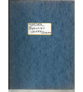 Barnaby Jones original script from episode signed by David Hawks who was stunt double to Buddy Ebsen | Piece of the Past