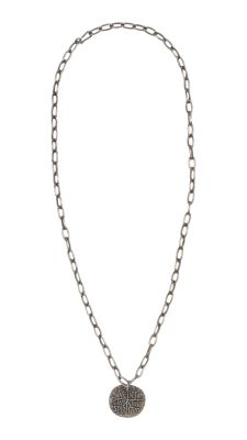 Richard Chamberlain - Lot #327 - 1983 Sterling Silver Pendant Necklace Gifted by Priest During "Thorn Birds" Production