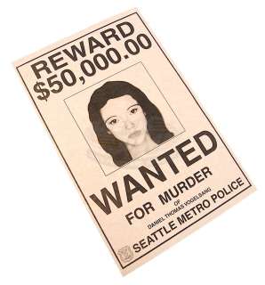 Lot 110 - Dark Angel (TV) - Max‘s Wanted Poster (Jessica Alba)
