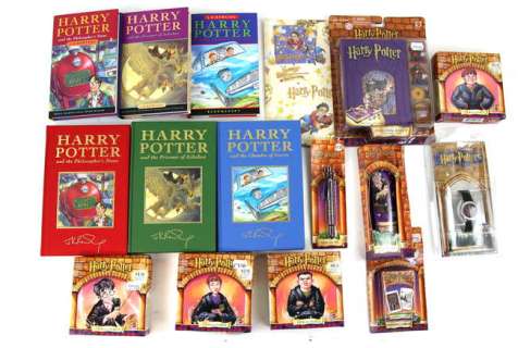 Harry Potter - Large collection of boxed promotional toys including Electronic Quidditch Game, Wall… | Ewbank’s
