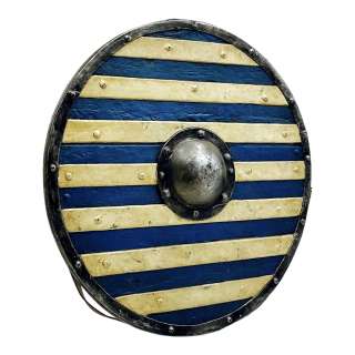 Lot 195 - Vikings Valhalla King Canute Bradley Freegard Screen Used Army Shield Ss 1 & 2 - Lot #195 - Vikings Valhalla King Canute Bradley Freegard Screen Used Army Shield Ss 1 & 2: Authentic Auction Item | VIP Fan Auctions