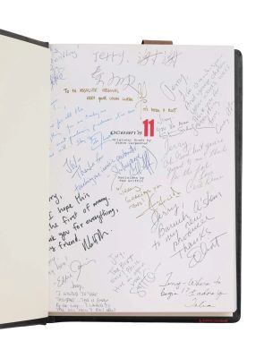 Jerry Weintraub | Lot #4 - "Ocean’s Eleven" Cast-Signed Script | Julien’s