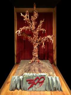 Lot 1756 - "Tree of the Dead" 8-foot tall set piece from 300.