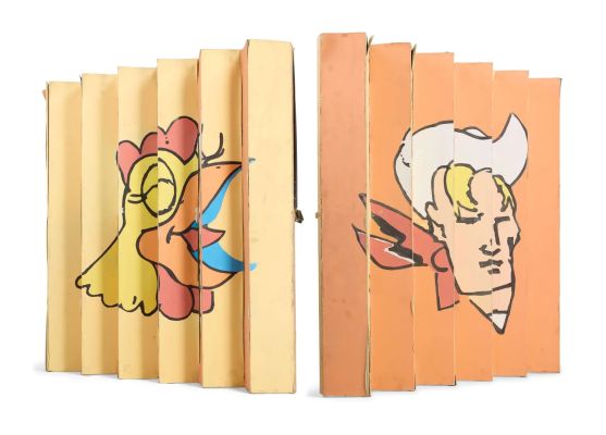 Paul Reubens | Lot 63 - “Pee-wee’s Playhouse” Double-Sided Playhouse Wall Panel Featured in Opening Titles | Julien’s