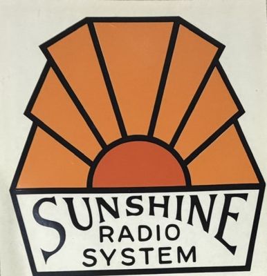 Lot 117 - Sunshine Radio System prop decal | Piece of the Past