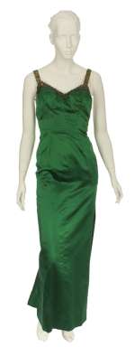 Cindy Williams "Laverne & Shirley" Screen Worn Paramount Studios Green Silk Dress | Gotta Have Rock and Roll