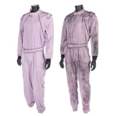 RED DWARF (TV SERIES, 1988-2020) - Lot #315 : Lister (Craig Charles) and Kryten‘s (Robert Llewellyn) Prisoner Outfits