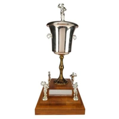 Sports Memorabilia | Lot 543 : Arnold Schwarzenegger’s 1970 AAU Mr. World Trophy Replica | Propstore