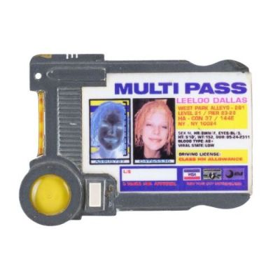 The Fifth Element (1997) | Lot 107 : Leeloo’s (Milla Jovovich) Screen-Matched Light-Up Multi Pass | Propstore