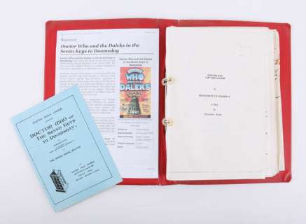 Doctor Who and the Daleks in Seven Keys to Doomsday A Play by Terrance Dicks Original script from… | Ewbank’s