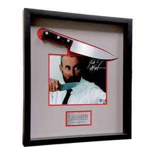 The Belko Experiment (2016) Wendell Dukes John C McGinley Screen Used Stunt Framed Stunt Knife & Autograph Photo | VIP Fan Auctions