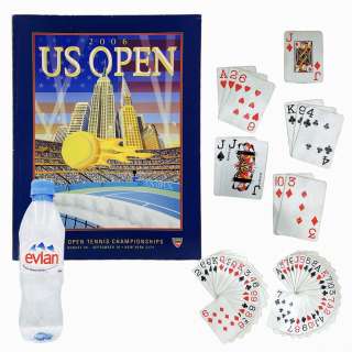 Challengers Art/Patrick Screen Used US Open Magazine, Water Bottle & Cards Set Sc 25 | VIP Fan Auctions