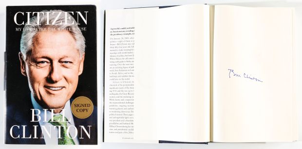 Citizen Hardcover Book Signed by United States of America Former President & Author: Bill Clinton | SWAU