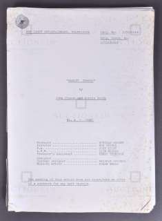 FAWLTY TOWERS (BBC SITCOM) - ORIGINAL PRODUCTION SCRIPT | Auctioneum Ltd