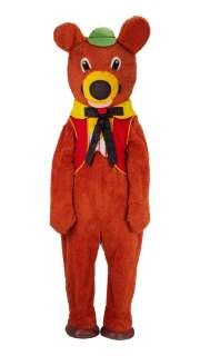 Captain Kangaroo - Dancing Bear (Cosmo "Gus" Allegretti) Walk-About Character Costume