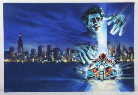 Dead Men Don’t Die (1990) Original colour artwork by Brian Bysouth, gouache on board showing a lady… | Ewbank’s