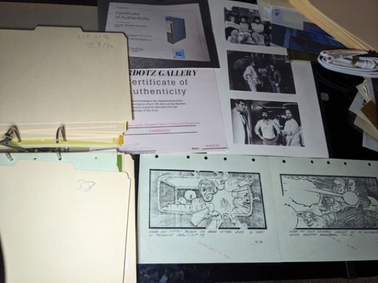 Indiana Jones Temple of Doom storyboard movie prop Spielberg Lucas STAR WARS !! | eBay US (Buy It Now)