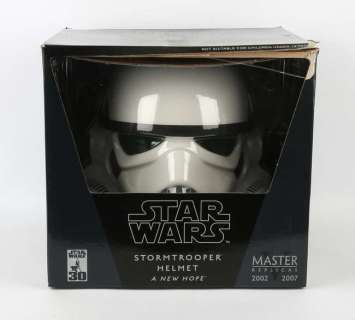 Star Wars A New Hope - Master Replicas Stormtrooper helmet, 1:1 scale, in original box. | Ewbank’s