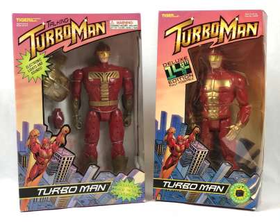 Lot 112 - Jingle All the Way (1996) - Turboman 14" Deluxe Edition Screen Used Action Figure (From Robert Kurt