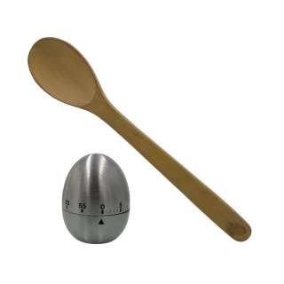 Everything Everywhere All at Once Evelyn Wang (Michelle Yeoh) Screen Used Egg Timer & Spoon | VIP Fan Auctions