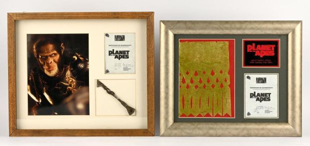 Planet of the Apes (2001) - Two custom framed hand | Ewbank’s