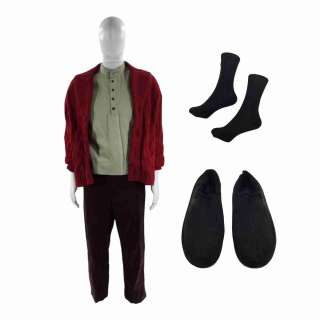 Red One Nick/Santa Claus Screen Worn Slippers, Pants, Shirt, Socks & Sweater Ch 3 Sc 55-118pt25 | VIP Fan Auctions