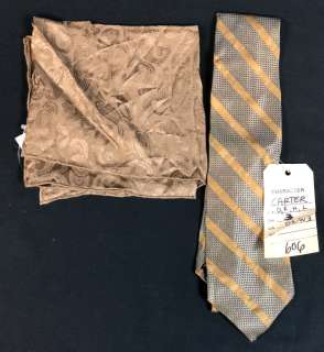 Lot 201 - Spin City (1996–2002) - "Carter Heywood" Tie & Pocket Square (Michael Boatman)