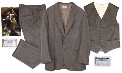 Harrison Ford Screen-Worn Suit -- From His Most Iconic Role in ’’Indiana Jones and the Last Crusade’’ | Nate Sanders