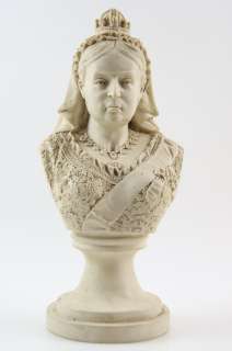 Lot 2054 - Johnny English (2003) - Queen Victoria composition bust from the movie starring Rowan Atkinson, 38cm
