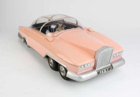 Thunderbirds Replica Fab 1 Model Car with Acrylic Case - Replica model of Lady Penelopes Car FAB 1… | Ewbank’s