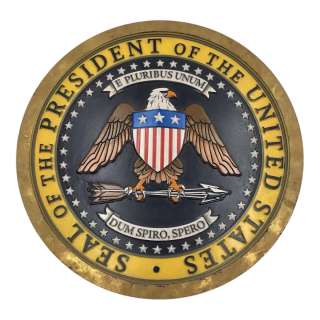 G20 Screen Used Large Presidential Seal Plaque | VIP Fan Auctions