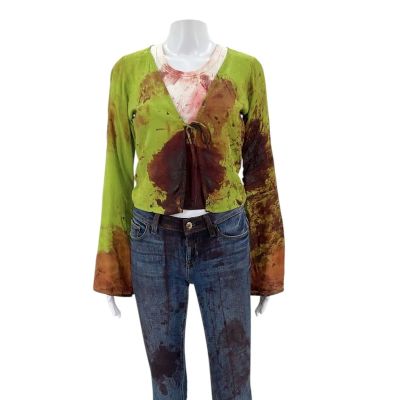 Scream VI Anika Kayoko (Devyn Nekoda) Screen Worn Blouse, Tank Top & Jeans Ch 2 Sc 40-46 | VIP Fan Auctions