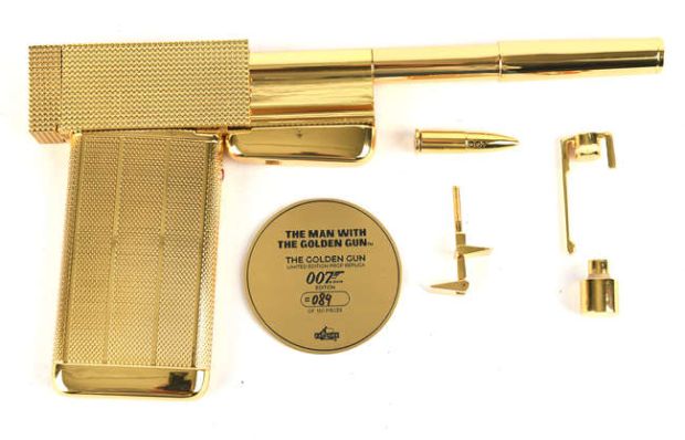 Lot 2065 - James Bond 007 - The Man With The Golden Gun (1974) - Factory Entertainment authentic gold plated… | Ewbank’s